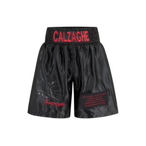 Joe Calzaghe vs Chris Eubank Signed Trunks