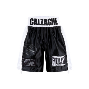 Joe Calzaghe vs Jeff Lacy Signed Trunks