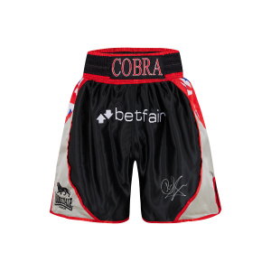 Carl Froch Signed Trunks