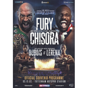 Tyson Fury Signed Programme vs Derek Chisora