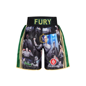 Tyson Fury Signed Trunks vs Deontay Wilder 3 – Back