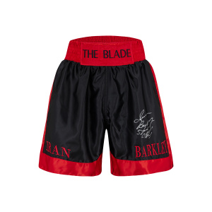Signed Iran Barkley Boxing Shorts