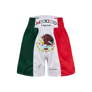 Marco Antonio Barrera & Erik Morales Signed Trunks