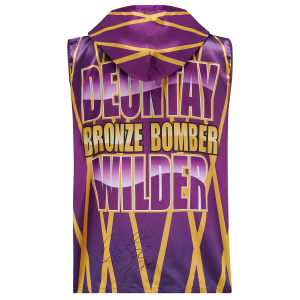 Deontay Wilder Signed Robe