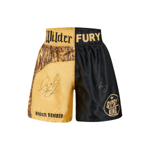 Deontay Wilder & Tyson Fury Signed Trunks