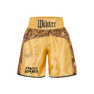 Deontay Wilder Signed Trunks 5