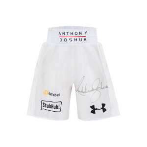 Anthony Joshua Signed Trunks 2