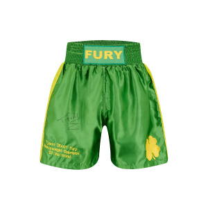 Tyson Fury Signed Trunks – 2 Fast