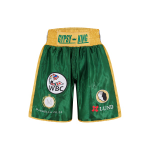 Tyson Fury Signed Trunks vs Deontay Wilder