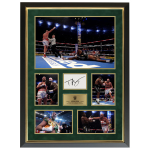 Tyson Fury Signed Card Presentation – Green