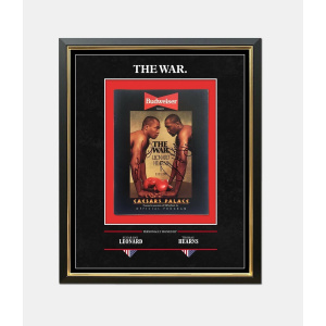 Dual Signed Thomas Hearns & Sugar Ray Leonard Onsite Boxing Programme – Framed