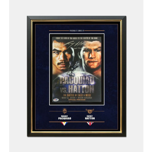 Signed Ricky Hatton & Manny Pacquiao Onsite Programme